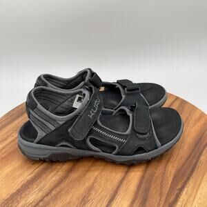 Kuru Thread Sandals Mens Size 9 M Black Waterproof Hiking Walking Sport Shoes